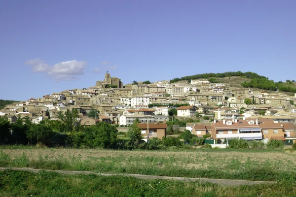 Aibar, una de las localidades donde tapizamos
